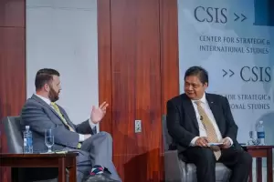 Menko Airlangga Paparkan Pemulihan Ekonomi dan Optimisme Indonesia pada Acara CSIS di Washington D.C.