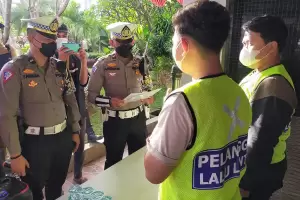 Puluhan Pelanggar Lalin di Bogor Bacakan Teks Sumpah Pemuda