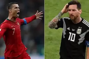 Superkomputer Prediksi Ronaldo dan Messi Bentrok di Final Piala Dunia 2022