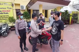 Motor Curian Ditinggal Maling, Polisi Langsung Kembalikan ke Pemilik