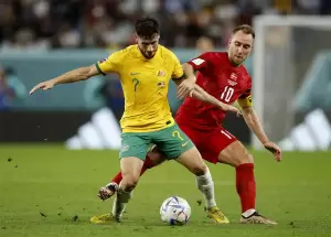 Hasil Australia vs Denmark: Menang Tipis, Socceroos Temani Prancis Tembus 16 Besar