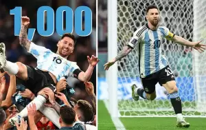 Lionel Messi dalam Angka di Laga ke-1.000