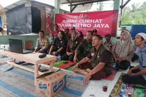 Subdit Renakta Polda Metro Gelar Jumat Curhat di Kabupaten Bekasi