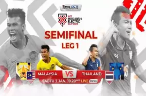 LIVE di iNews! Hari Ini Malaysia vs Thailand di Semifinal AFF Mitsubishi Electric Cup 2022