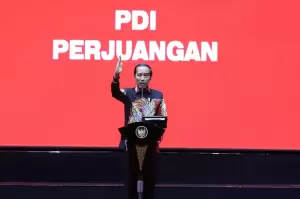 Di HUT ke-50 PDIP, Jokowi Pamer Bisa Rebut Freeport hingga Blok Mahakam