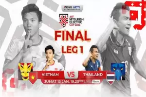 LIVE di iNews: Duel Sengit Vietnam vs Thailand di Leg 1 Final Piala AFF 2022