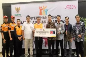 AEON Indonesia Salurkan Donasi Korban Gempa Cianjur melalui Baznas