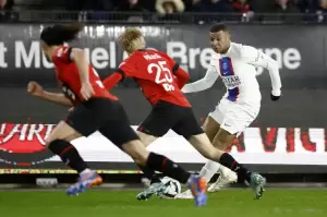 Hasil Liga Prancis 2022/2023: Mbappe Buang Peluang, PSG Dipermalukan Rennes