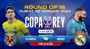 Link Live Streaming Villarreal vs Real Madrid, Jumat (20/1/2023): Gratis di RCTI Plus!