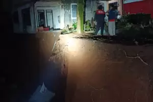 Hujan Lebat, 2 Makam Terbawa Longsor di Kota Bogor