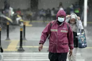 Timur dan Selatan Jakarta Berpotensi Hujan di Siang Hari
