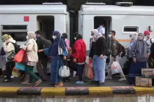 Arus Balik Lebaran, 40 Ribu Pemudik Tiba di Jakarta via Kereta Api
