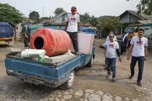 KST Jabar Renovasi MCK Pangkalan Truk di Klapanunggal Bogor