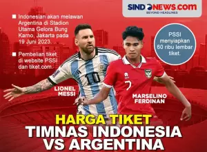 Harga Tiket Indonesia vs Argentina Dirilis, Perindo Bandingkan dengan BLACKPINK dan Coldplay