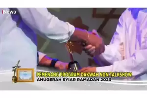 Prestasi Luar Biasa! iNews Raih Penghargaan Anugerah Syiar Ramadan 2023 untuk Program Tabligh Akbar Nikmatnya Ramadan