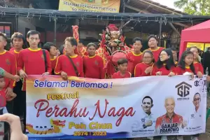 Gardu Ganjar Banten Ikut dan Dukung Festival Perahu Naga Peh Cun
