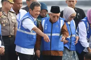 Wapres dan Menteri KKP Panen 249 Ton Udang di Tambak Modern Terbesar di Indonesia