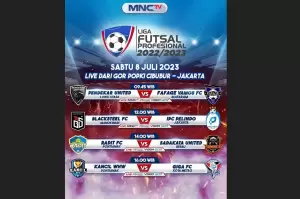 LIVE di MNCTV Liga Futsal Profesional: Saksikan Keseruan 2 Laga Big Match