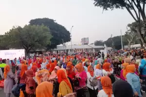Ribuan Peserta Hadiri Event Istana Berkebaya, Polisi: Kondusif dan Lancar