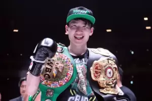 Kenshiro Teraji si Anak Hebat Menang TKO, Pertahankan Gelar Juara