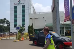 Polisi Sebut Percikan Api di Ruang Radiologi RS Eka Hospital Sudah Dipadamkan