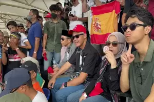 Nonton Sirkus MotoGP Ngaspal di Sirkuit Mandalika, Ganjar: Pelayanan dan Infrastrukturnya Semakin Baik