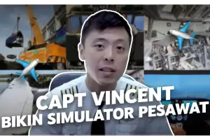 Lampaui Batasan, Captain Vincent Raditya Memulai dari Nol untuk Simulasi Pesawat yang Realistis