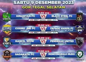 Pekan Ke-4 Liga Futsal Profesional 2023/2024: Cosmo JNE FC Jakarta Hadapi Fafage Vamos FC Kalsel di MNCTV