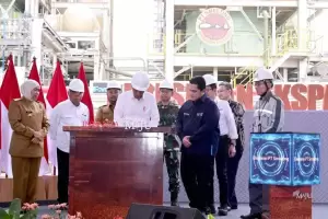 Diresmikan Jokowi, Smelter Freeport di Gresik Siap Operasi Penuh Awal 2024