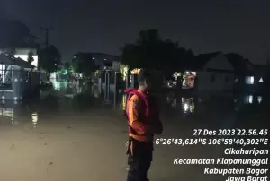 Banjir di Klapanunggal Bogor, 450 Orang Terdampak