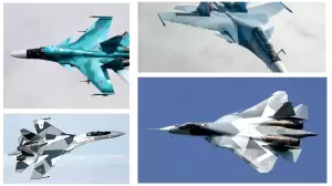 Perbandingan Jet Tempur Sukhoi Rusia Su-35 vs Su-34 vs Su-30SM2 vs Su-57