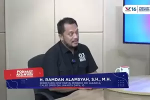 Caleg Perindo Ramdan Alamsyah Kritik RUU DKJ Atur Gubernur Ditunjuk Presiden