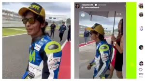 Valentino Rossi Unggah Video Kembarannya dari Indonesia di Instagram