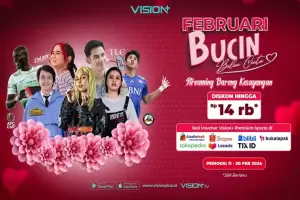 Promo Spesial Valentine dari Vision+, Nikmati Diskon 10% di Berbagai Platform E-commerce