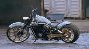Polisi Musnahkan 6 Harley Davidson Berlapis Emas Milik Geng Motor