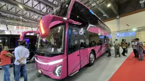 Mewah! Bus Baru PO Kencana Mejeng di GIICOMVEC 2024, Harganya Tembus Rp3,9 Miliar