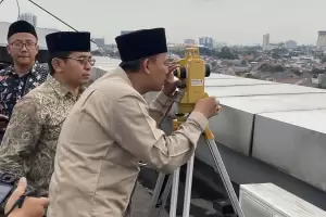 Pantauan Hilal di Kantor Kanwil Kemenag Jakarta Dimulai Pukul 18.07 WIB