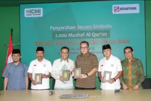 ICMI Terima Wakaf 2.000 Mushaf Al-Quran dari Yayasan Muslim Sinar Mas