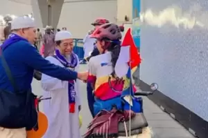 Viral! 2 Warga asal Sumatra Berhasil ke Makkah Naik Sepeda, Tempuh 4 Bulan Perjalanan